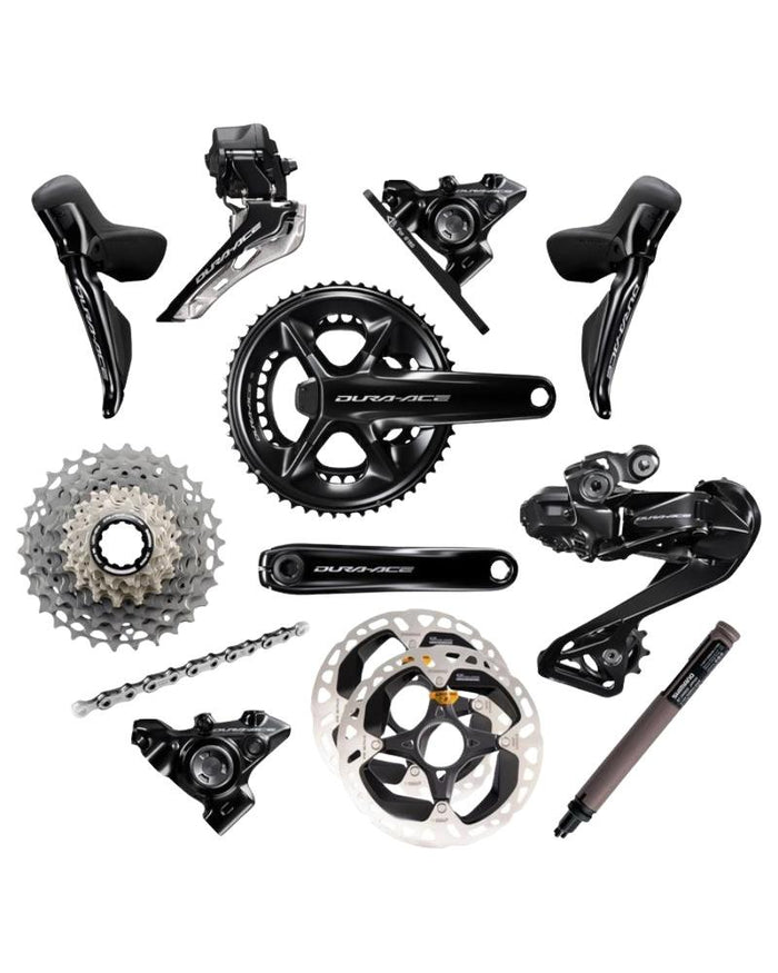 Shimano Dura-Ace R9200 Di2 12 Speed Disc Groupset - Power Meter - 170 - 52/36t - 11-30t-The Cycling Fix