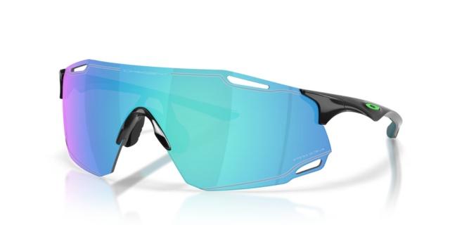 Oakley Cybr Dyno - Polished Black - Prizm Sapphire-The Cycling Fix