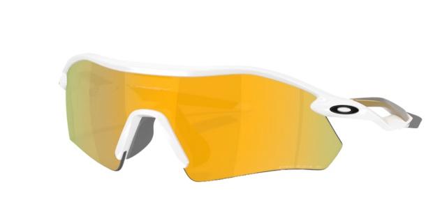 Oakley Radar Plate - Polished White - Prizm 24K Polarized-The Cycling Fix