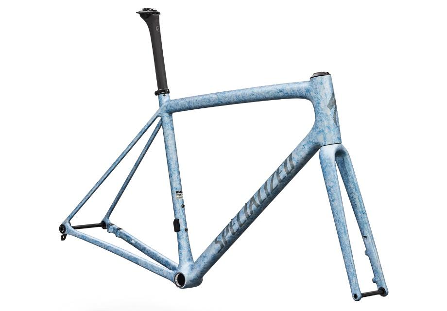 Specialized Aethos 2 Frameset - Satin Silver Dust-The Cycling Fix