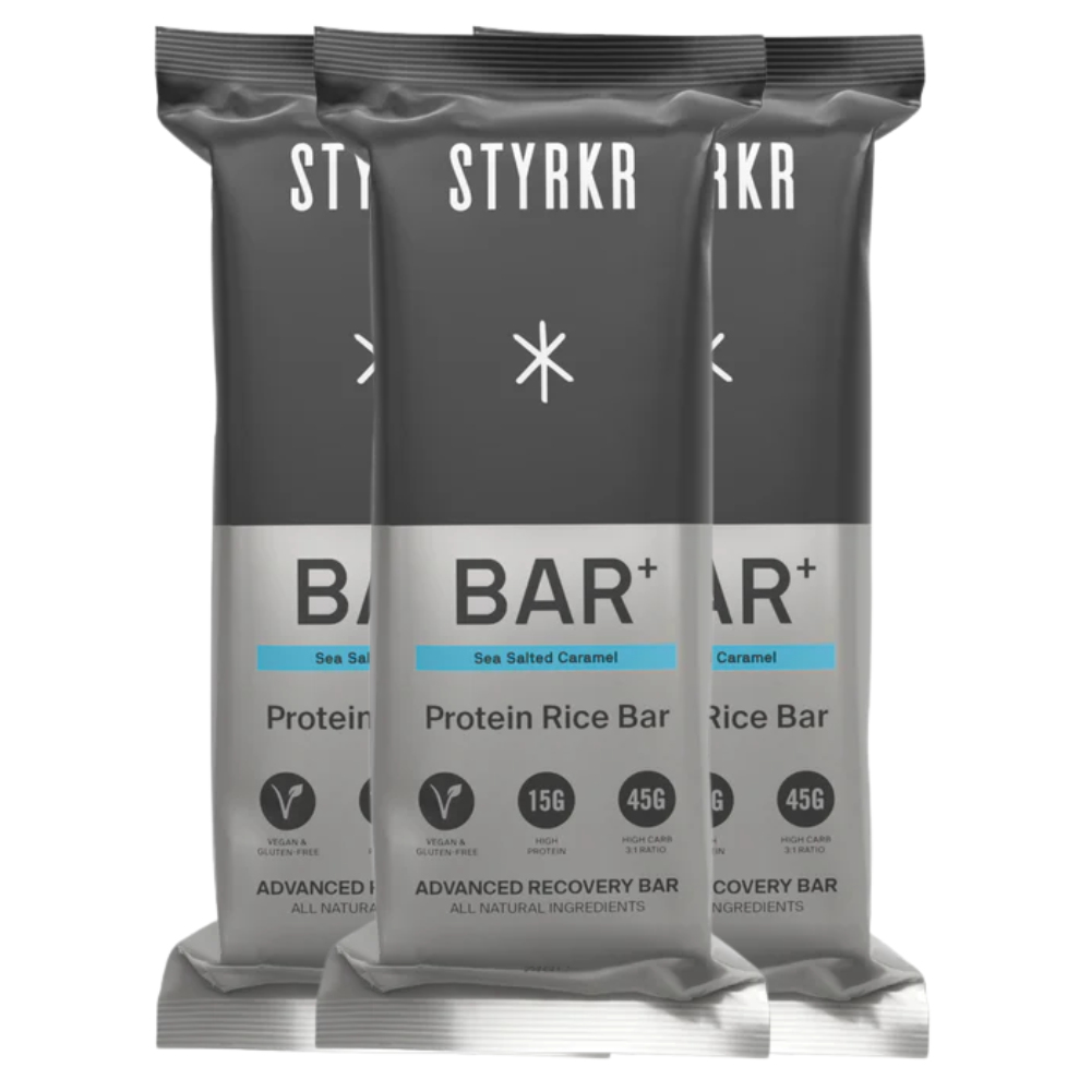 STYRKR 3-Pack Bar50 - Sea Salted Caramel Protein Rice Bar-The Cycling Fix