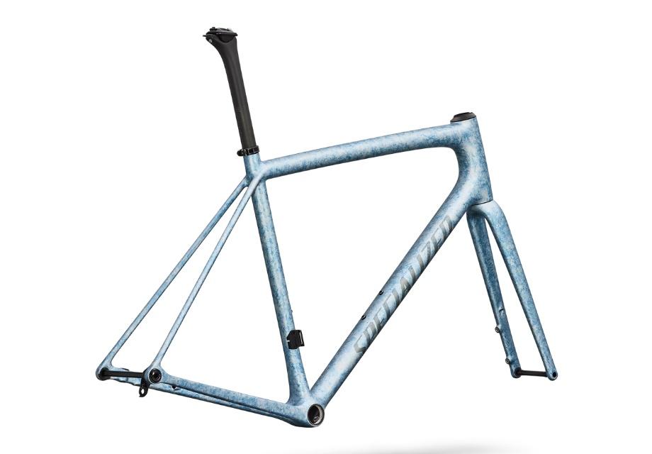 Specialized Aethos 2 Frameset - Satin Silver Dust-The Cycling Fix