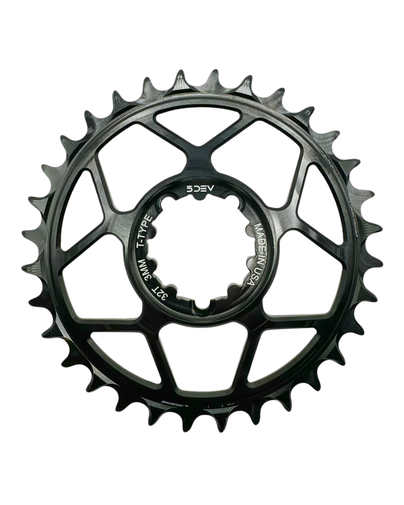 5DEV - T-Type Aluminium Chainring-The Cycling Fix