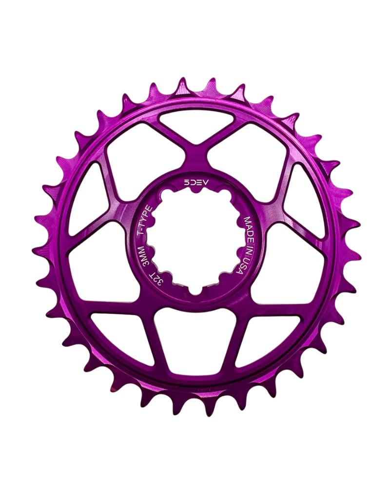 5DEV - T-Type Aluminium Chainring-The Cycling Fix