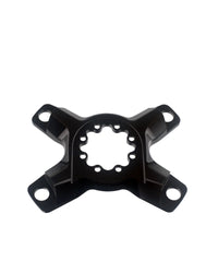Black metal bracket on a white background