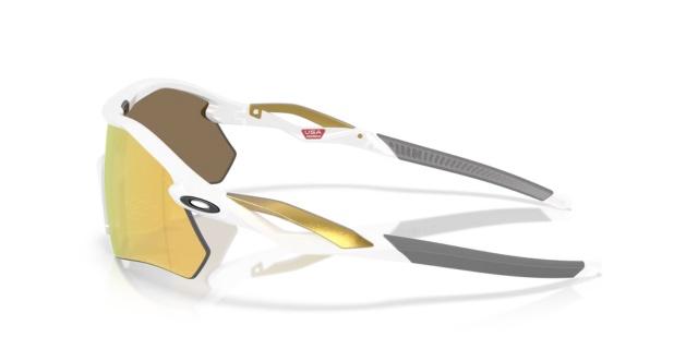 Oakley Radar Plate - Polished White - Prizm 24K Polarized-The Cycling Fix