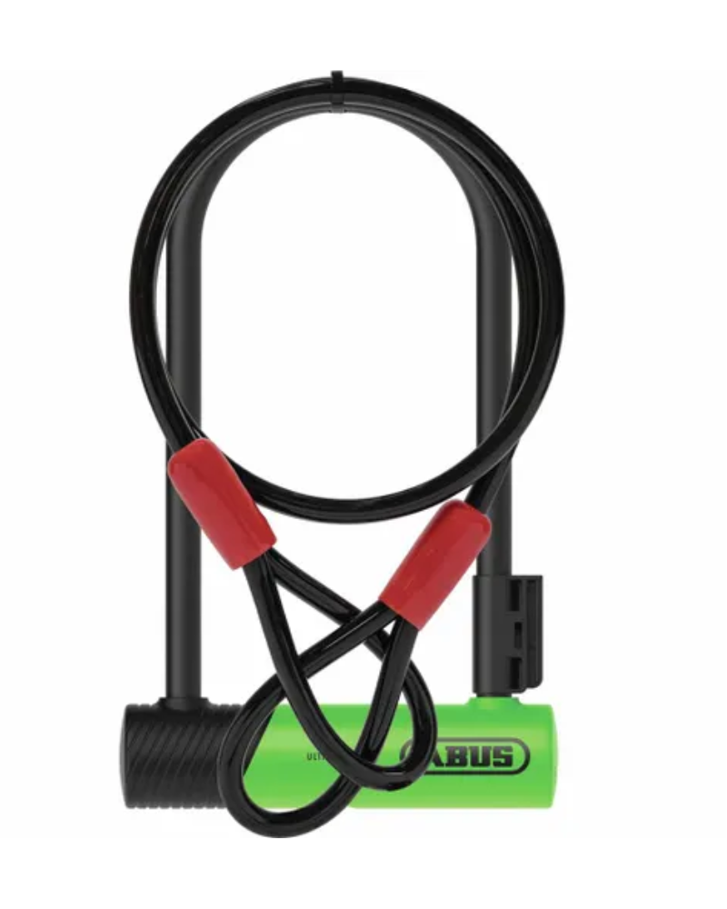 ABUS U-Lock Ultra 410 - 180mm plus Loop Cable-The Cycling Fix