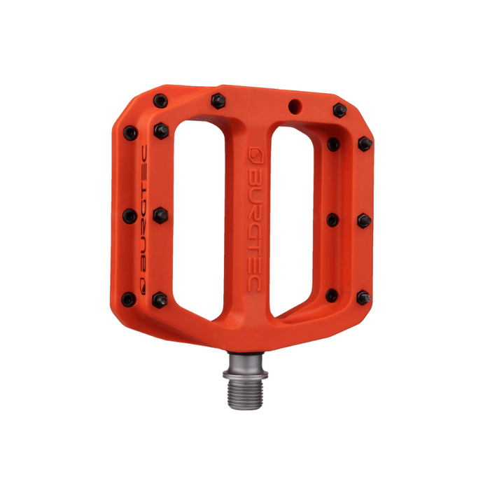 Burgtec MK4 Composite Flat Pedals - Iron Bro Orange-The Cycling Fix