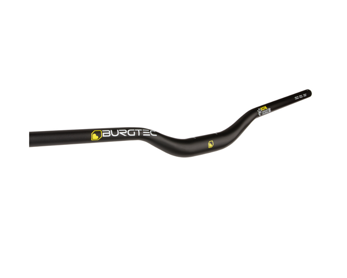 Burgtec Ride Wide Alloy Bar - Josh Bryceland Edition - Dia 35mm - 800mm x 38mm Rise - Black-The Cycling Fix