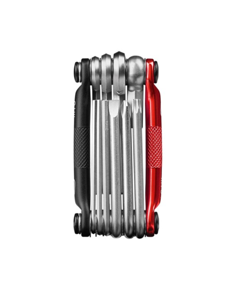 Crankbrothers Multi Tool 10 - Black / Red-The Cycling Fix