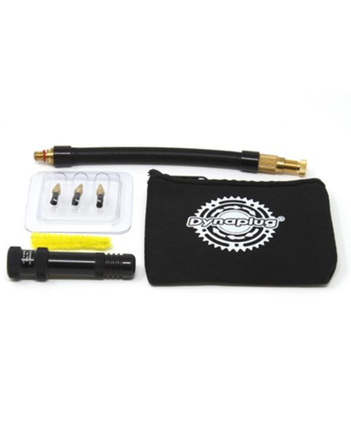 DYNAPLUG Tubeless Repair Kit - Air Road - Black W/ Pouch & Hose - Smaller Plugs Road Specific-The Cycling Fix