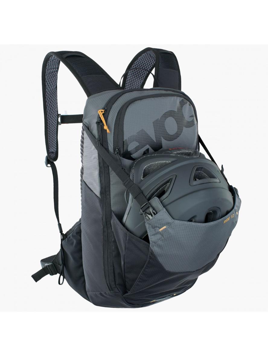 EVOC Ride 12L + 2LT Bladder - Carbon Grey-The Cycling Fix