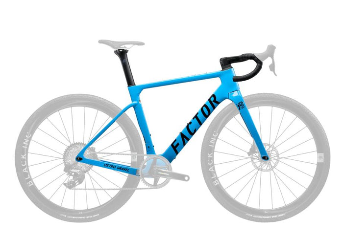 Factor Ostro Gravel Premium Frame Package - Heritage Blue Blue-The Cycling Fix