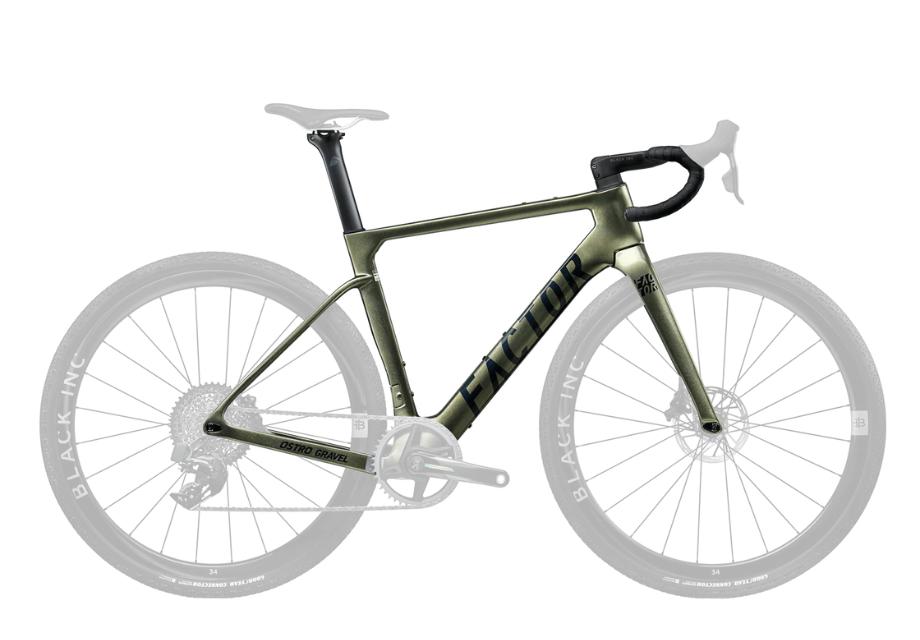 Factor Ostro Gravel Premium Frame Package - Olive Green-The Cycling Fix