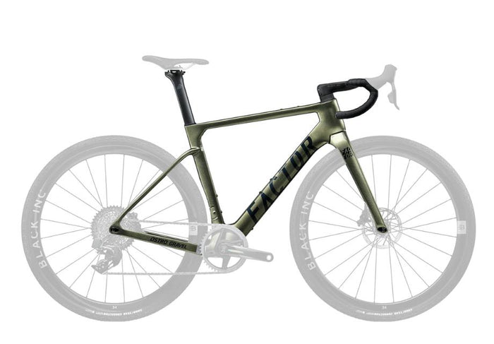 Factor Ostro Gravel Premium Frame Package - Olive Green-The Cycling Fix