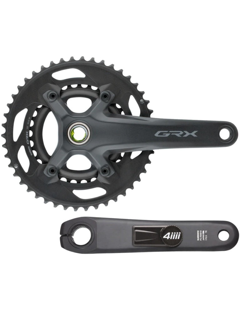 4iiii GRX RX810 Single Side Powermeter Gen 3 With Crankset-The Cycling Fix