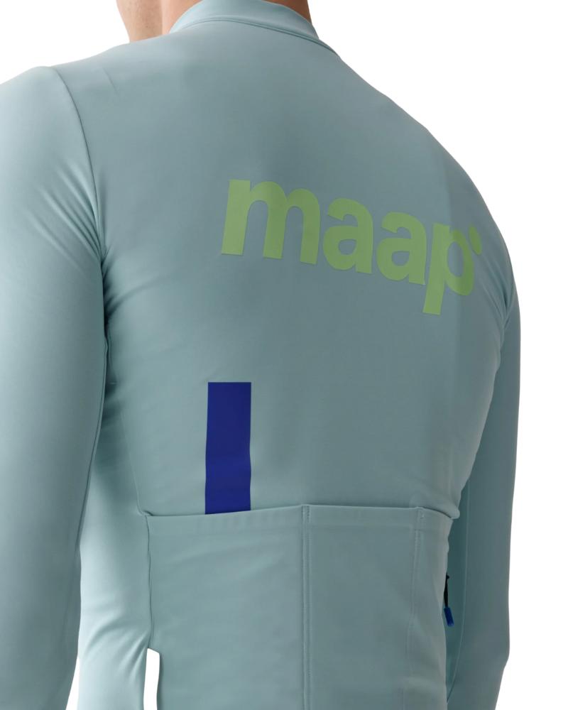 MAAP Training Thermal Long Sleeve Jersey - Stella Blue-The Cycling Fix