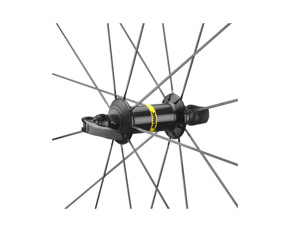 MAVIC Aksium Black Rim-Brake Wheelset-The Cycling Fix
