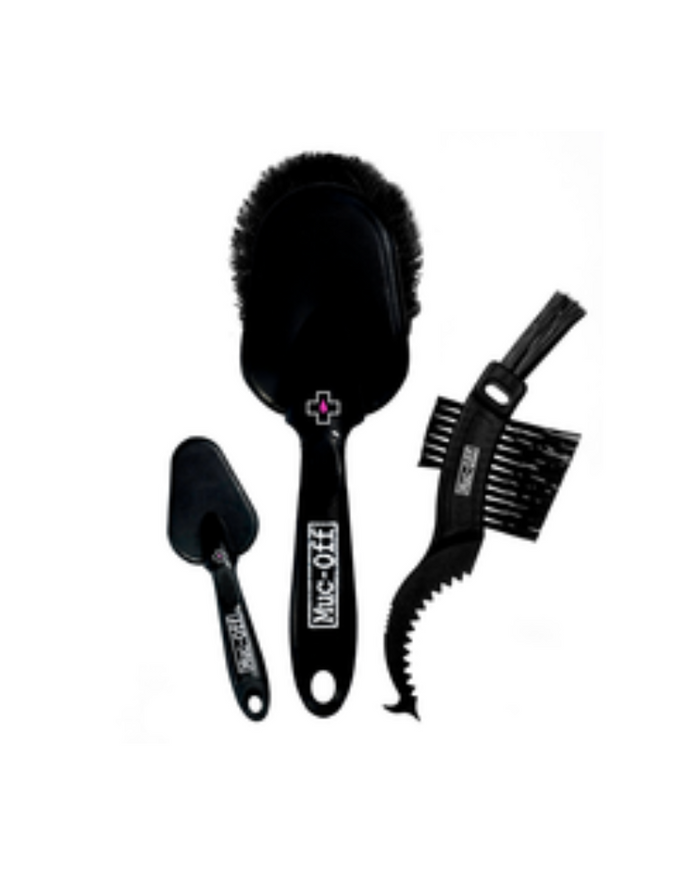 Muc Off 3 X Premium Brush Kit-The Cycling Fix