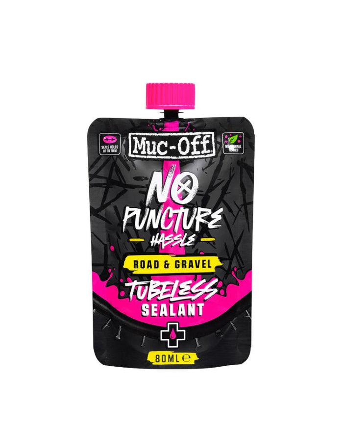 Muc Off No Puncture Tubeless Sealant - Road and Gravel Sealant Pouch - 140ml-The Cycling Fix