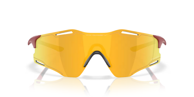 Oakley Cybr Zero - Matte Iron Red - Prizm 24k-The Cycling Fix