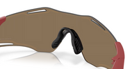 Oakley Cybr Zero - Matte Iron Red - Prizm 24k-The Cycling Fix