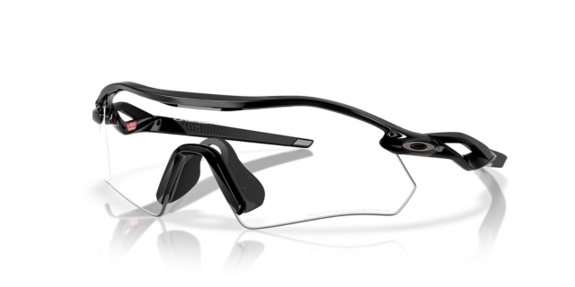 Oakley Radar Plate - Polished Black - Clear to Black Iridium Photochromic-The Cycling Fix