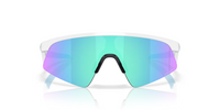 Oakley Resistor Sweep (Youth Fit) - Polished White - Prizm Sapphire-The Cycling Fix