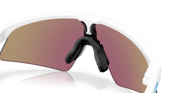 Oakley Resistor Sweep (Youth Fit) - Polished White - Prizm Sapphire-The Cycling Fix