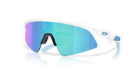 Oakley Resistor Sweep (Youth Fit) - Polished White - Prizm Sapphire-The Cycling Fix