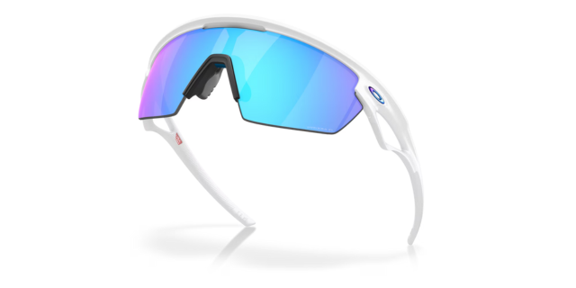 Oakley Sphaera - Matte White - Prizm Sapphire Polarized-The Cycling Fix