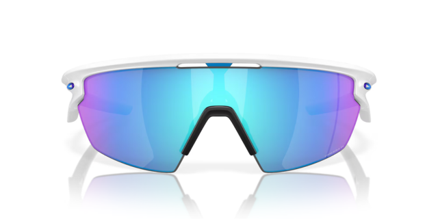 Oakley Sphaera - Matte White - Prizm Sapphire Polarized-The Cycling Fix
