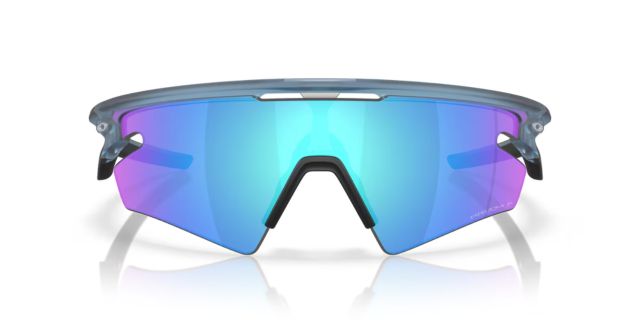 Oakley Sphaera Slash - Matte Transparent Stonewash - Prizm Sapphire Polarized-The Cycling Fix