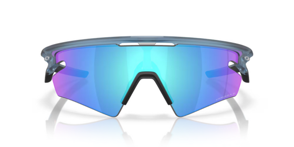 Oakley Sphaera Slash - Matte Transparent Stonewash - Prizm Sapphire Polarized-The Cycling Fix