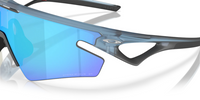 Oakley Sphaera Slash - Matte Transparent Stonewash - Prizm Sapphire Polarized-The Cycling Fix