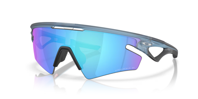 Oakley Sphaera Slash - Matte Transparent Stonewash - Prizm Sapphire Polarized-The Cycling Fix