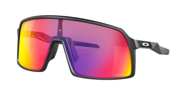 Oakley Sutro - Polished Black - Prizm Road Lens-The Cycling Fix
