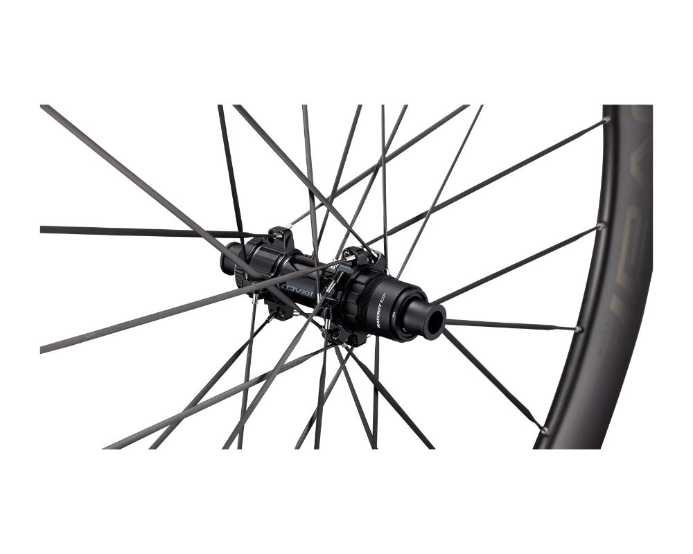 Roval Rapide CLX III Tubeless Wheelset - Satin Carbon / Gloss Black-The Cycling Fix