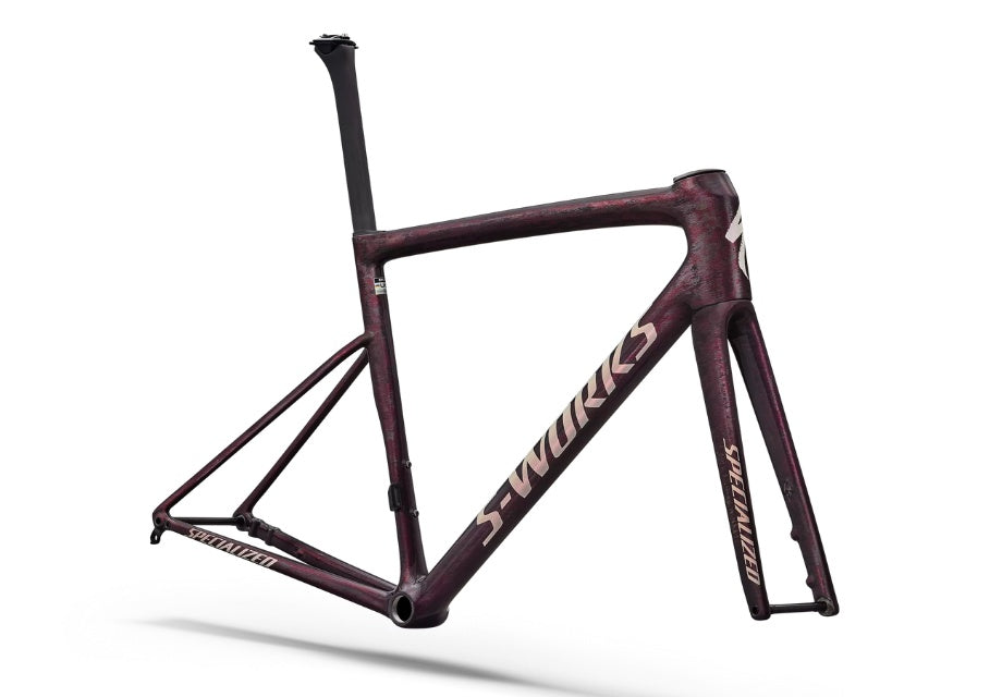2026 Specialized Tarmac SL8 Frameset - Gloss Carbon and Bordeaux Metallic-The Cycling Fix