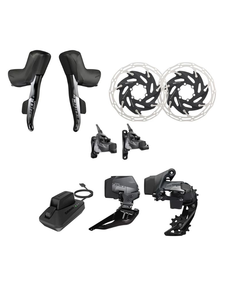 SRAM Force eTap AXS 2X HRD Flat Mount Upgrade Kit-The Cycling Fix