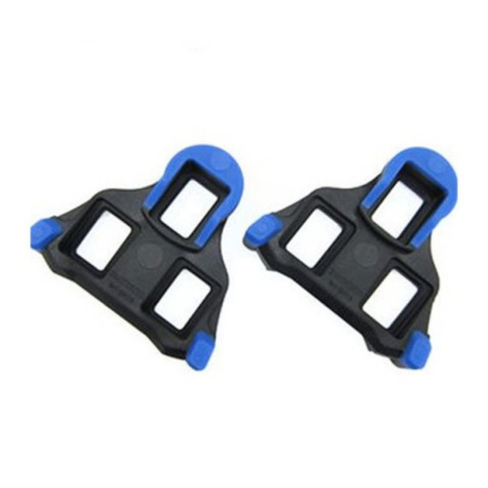 Shimano SH12 SPD-SL Cleat Set - Blue / 2 Deg-The Cycling Fix
