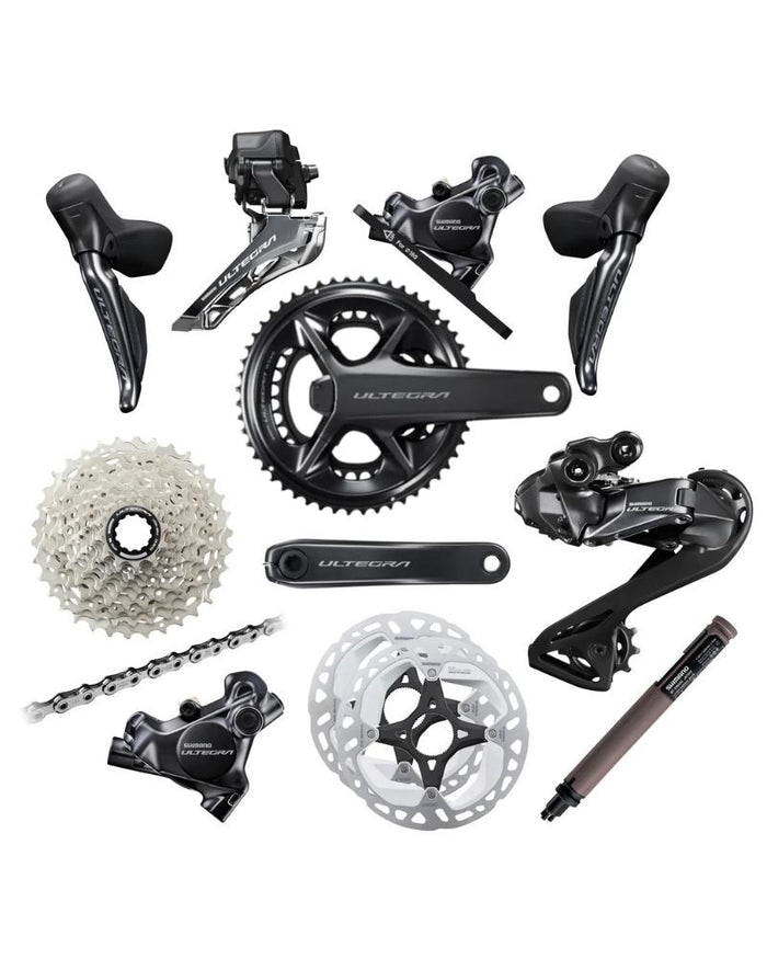 Shimano Ultegra R8100 Di2 12 Speed Disc Groupset - Power Meter - 52-36T-The Cycling Fix