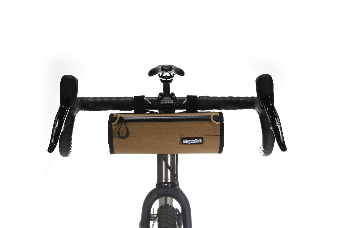Skin Grows Back Little Lunch Handlebar Bag - RattleSnake-The Cycling Fix