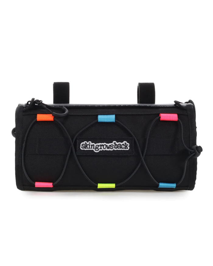 Skin Grows Back Lunchbox Handlebar Bag - Black / Neon-The Cycling Fix