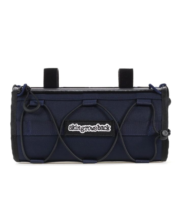 Skin Grows Back Lunchbox Handlebar Bag - Navy-The Cycling Fix