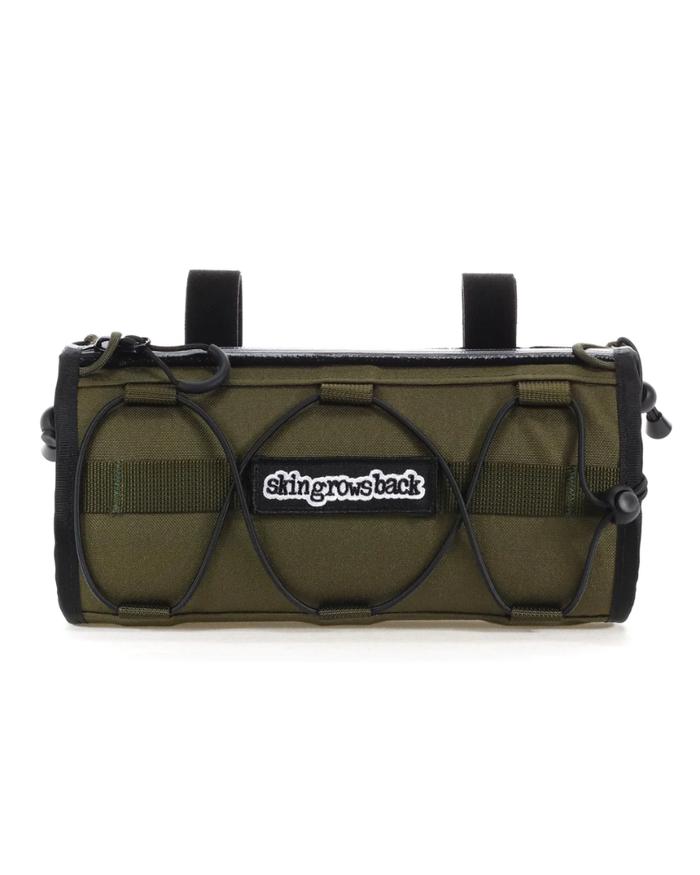 Skin Grows Back Lunchbox Handlebar Bag - Olive-The Cycling Fix
