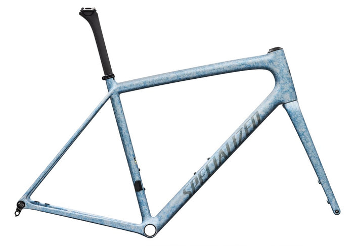 Specialized Aethos 2 Frameset - Satin Silver Dust-The Cycling Fix