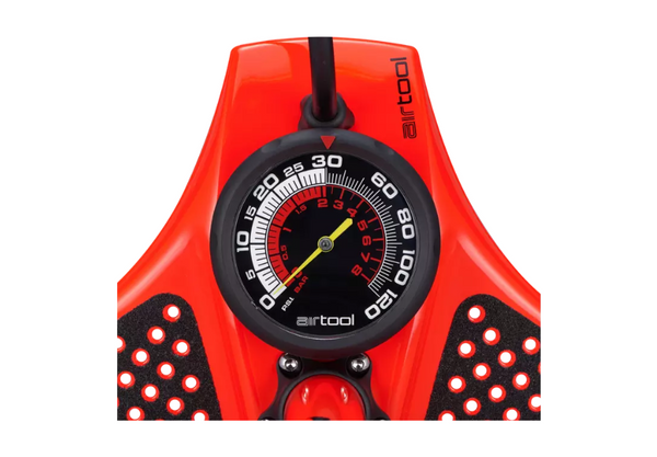 Specialized Air Tool Comp V2 Floor Pump - Red-The Cycling Fix