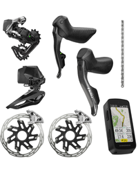 Sram Red AXS 2X12 HRD E1 Groupset with Karoo Computer-The Cycling Fix