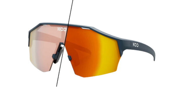 Koo Alibi - Dark Blue Matt - Red Photochromic-The Cycling Fix
